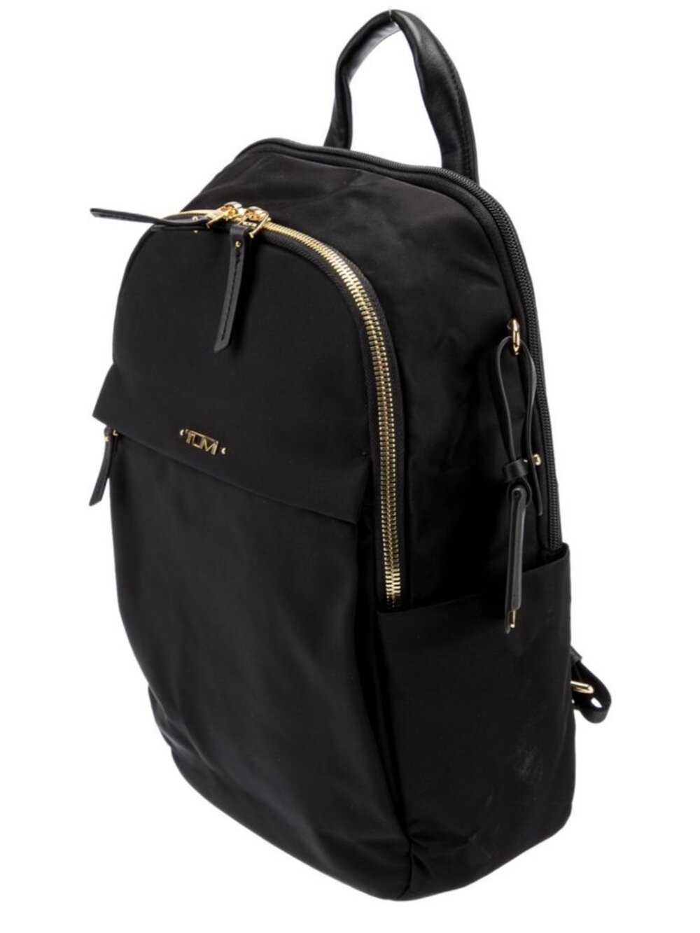 Tumi Black Backpack with Gold Hardware - Picture 10 of 15